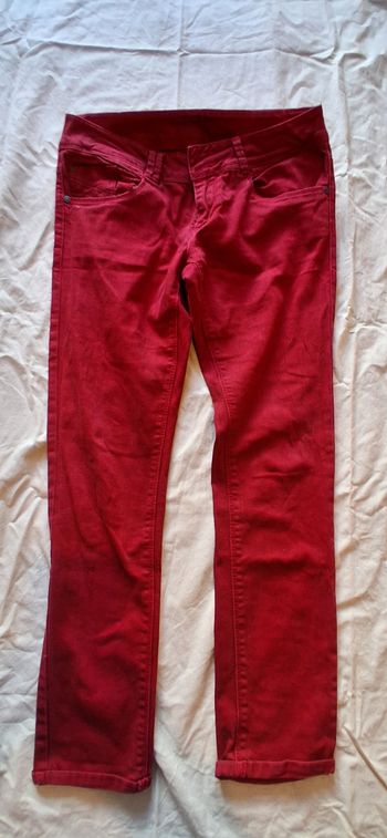 Jean rouge promod 