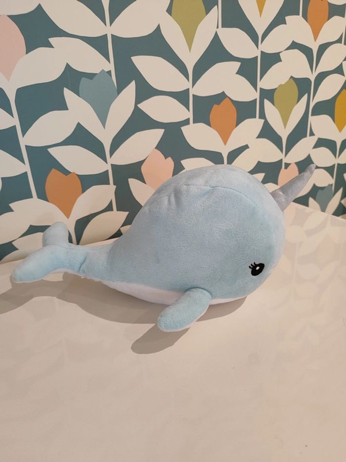 Peluche narval baleine - photo numéro 3