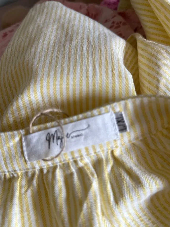 Magnifique chemise rayée et brodée femme - photo numéro 5