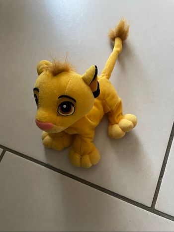 Peluche Disney simba le roi lion
