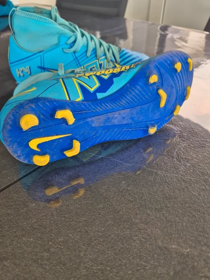 Baskets De Football Nike Mercurial Zoom Superfly 9 Académy Kylian Mbappé - photo numéro 5