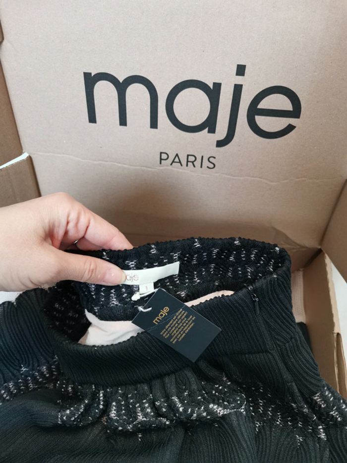 Magnifique Jupe midi MAJE Paris |taille 1 - photo numéro 12