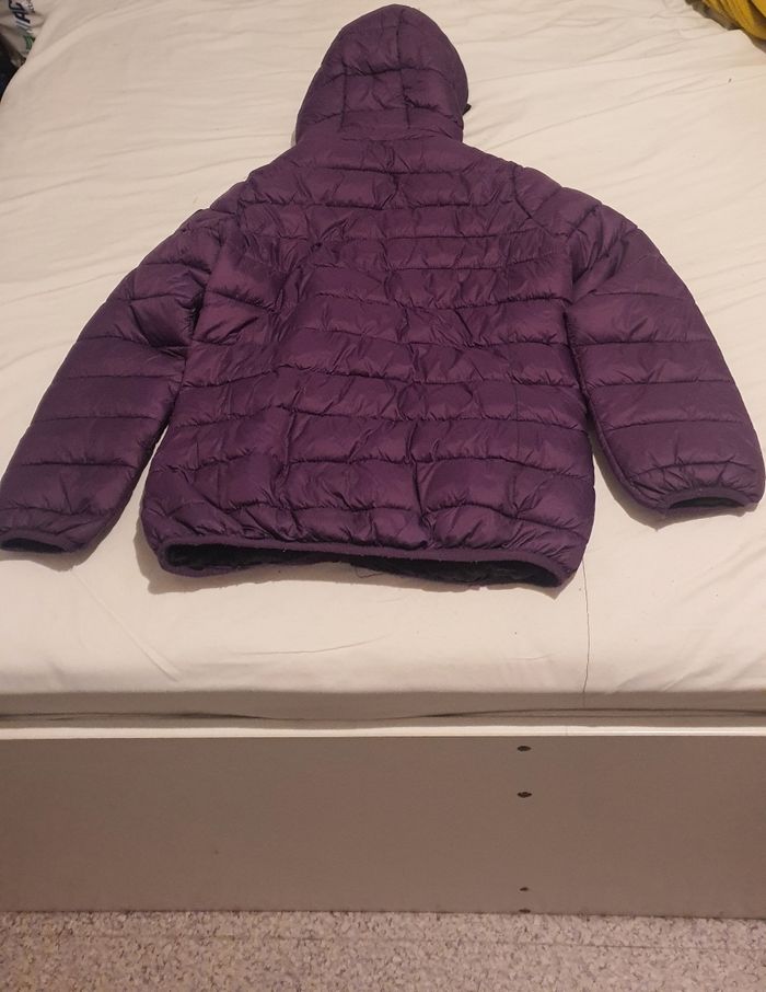 Doudoune violette avec capuche amovible Geonorway - photo numéro 3