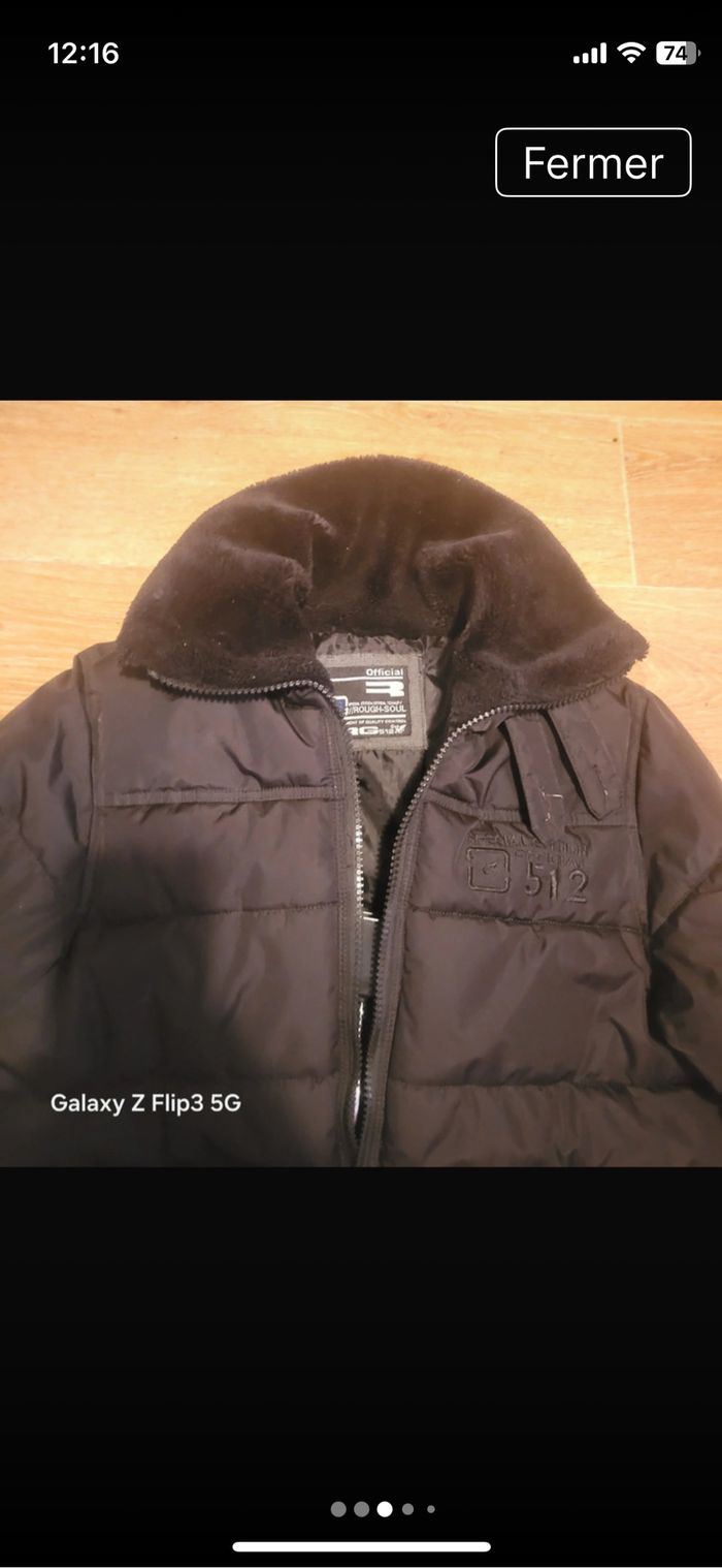 Doudoune col montant taille S garçon ou homme - photo numéro 2