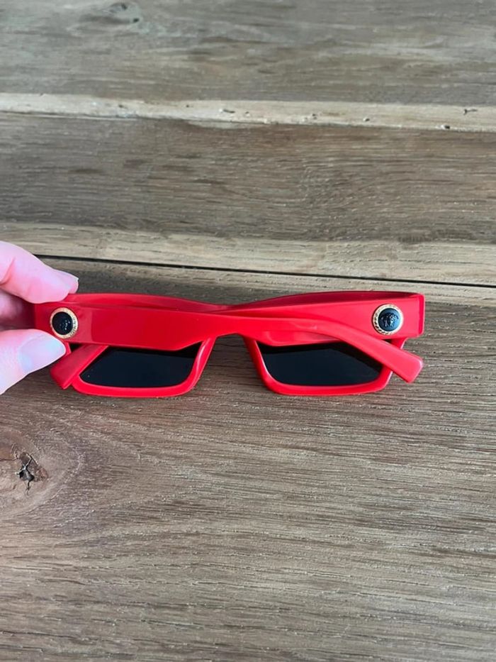 Lunettes de soleil rouges Versace - photo numéro 6