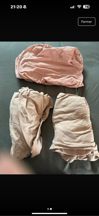Lot de drap housse