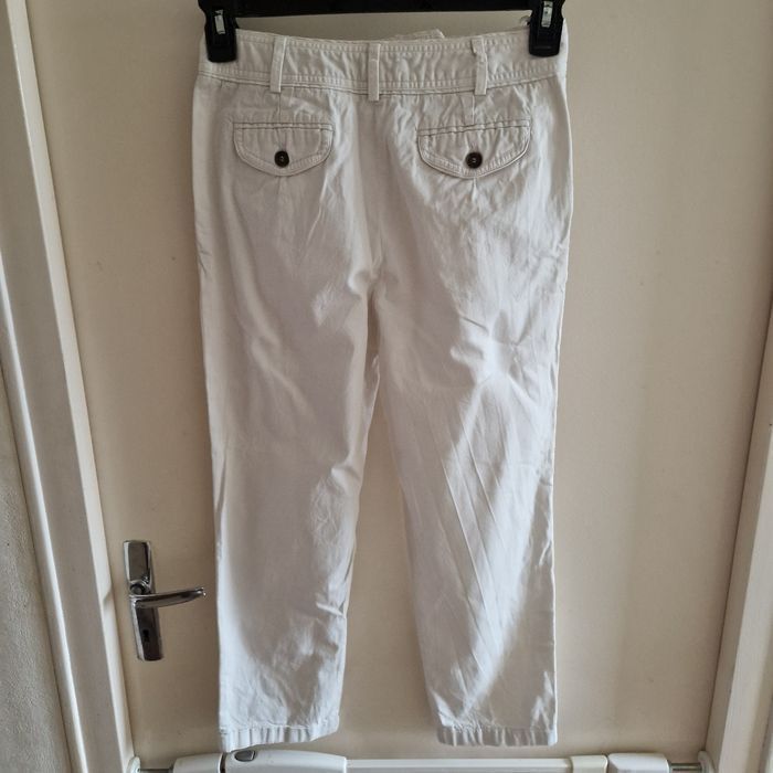 T36 Pantacourt blanc - photo numéro 4