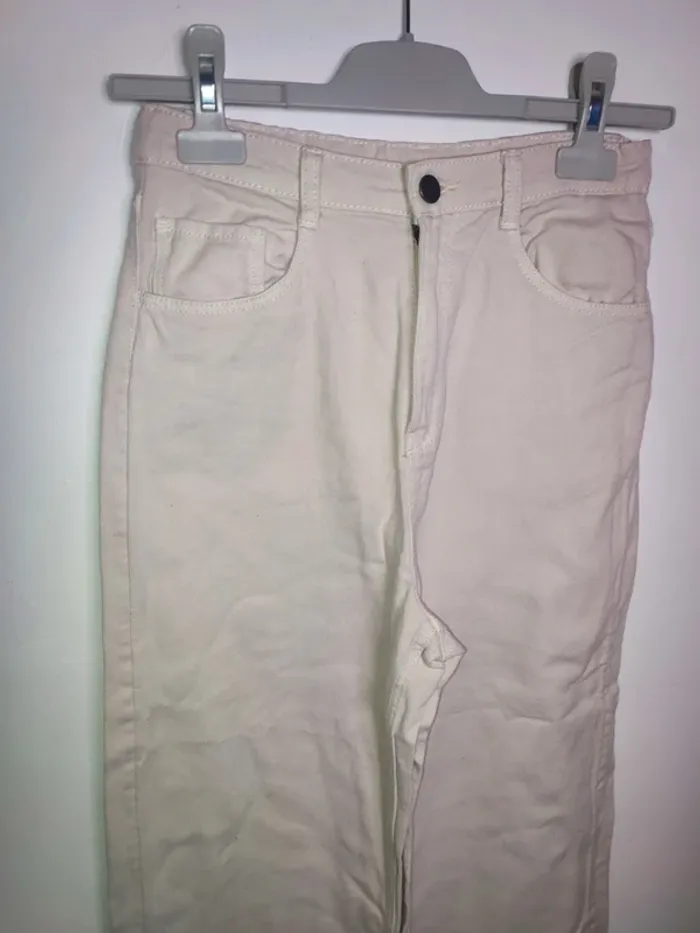 Jean large beige - photo numéro 2