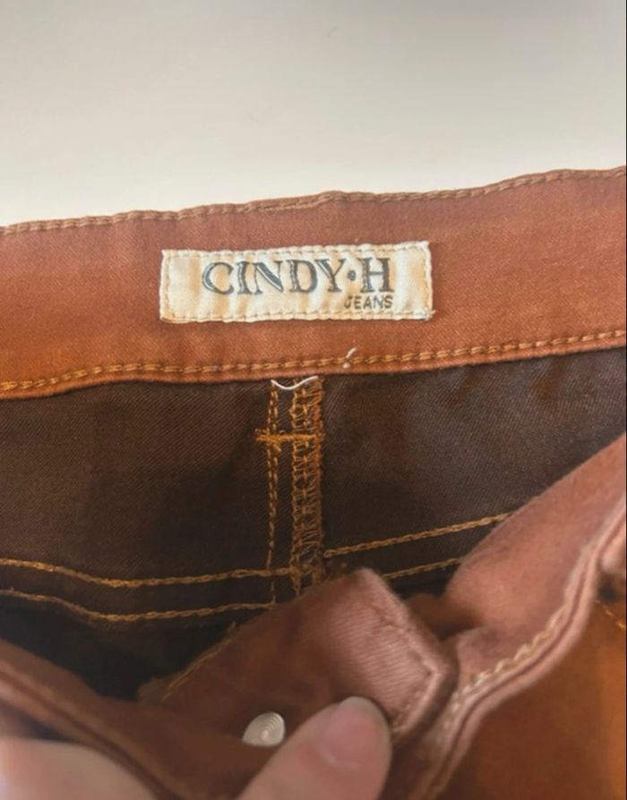 Jean pour femme très bon état taille 38 couleur camel / marron - photo numéro 9