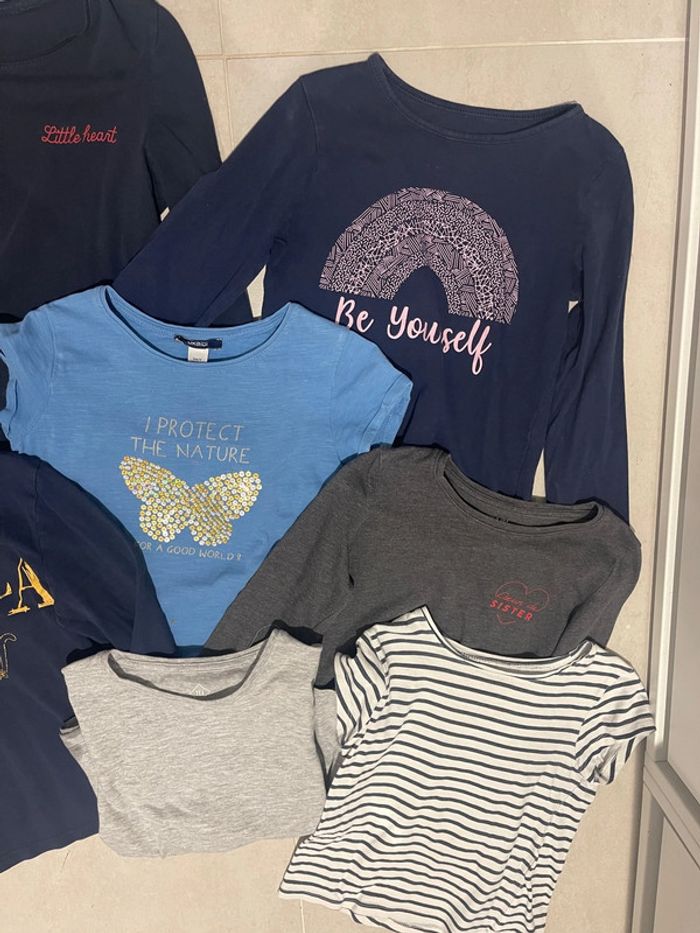 Lot de 7 tee shirts 5 ans et 6 ans en tbe - photo numéro 3
