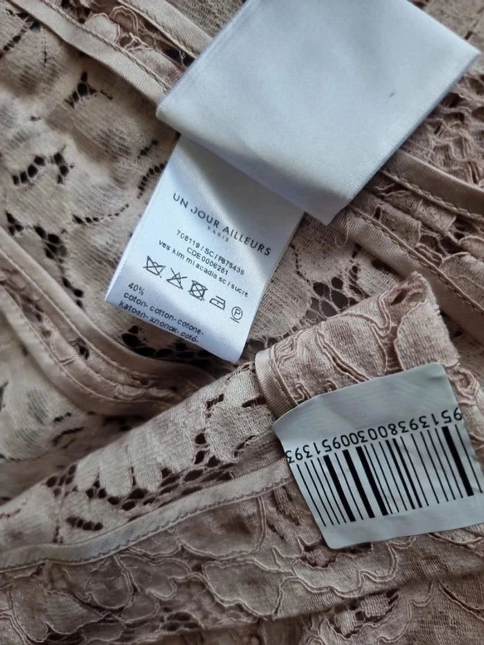 Veste en dentelle Un Jour Ailleurs neuve - photo numéro 7
