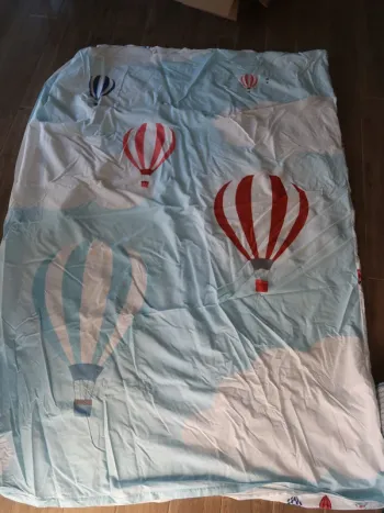 Ikea : House de couette + oreiller - 150*200 cm - Montgolfière