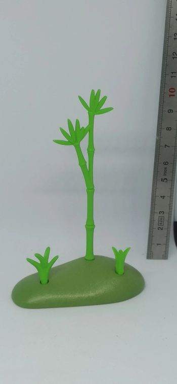 Décor paysage avec bambou playmobil