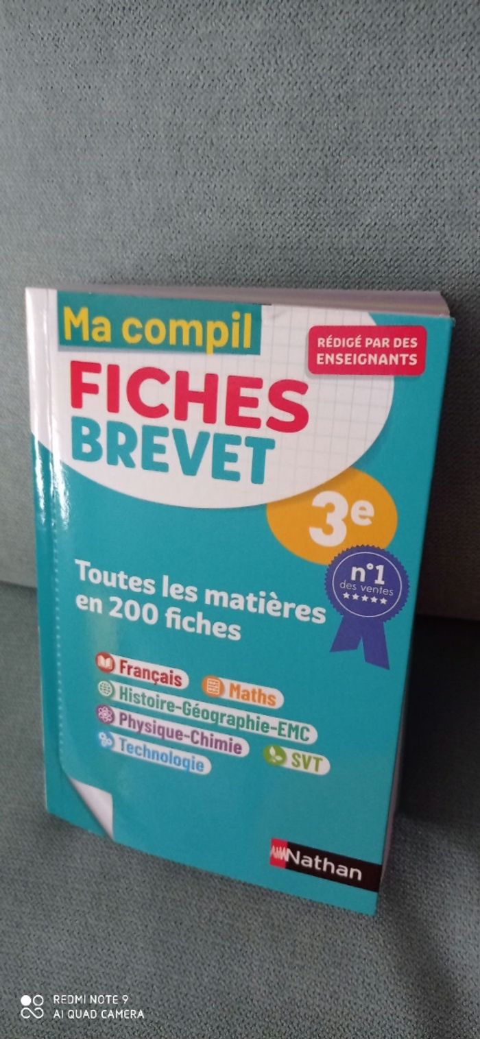 Ma compil fiches brevet 3éme