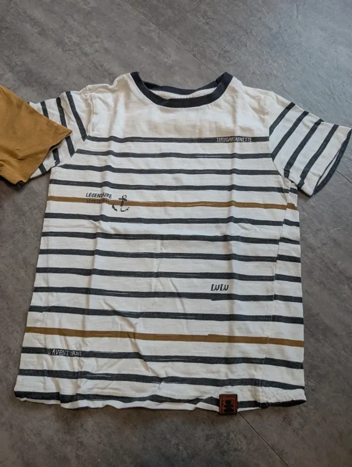 Lot t-shirts garçon 6 ans comme NEUFS Lulu Castagnette - photo numéro 3