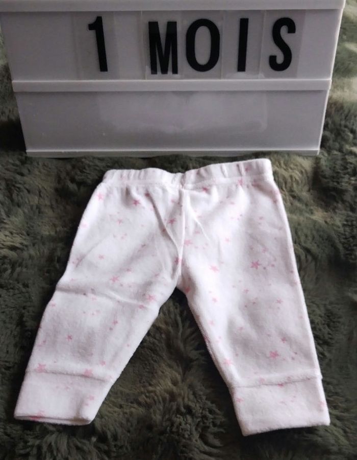 Pantalon velour 1 mois - photo numéro 2