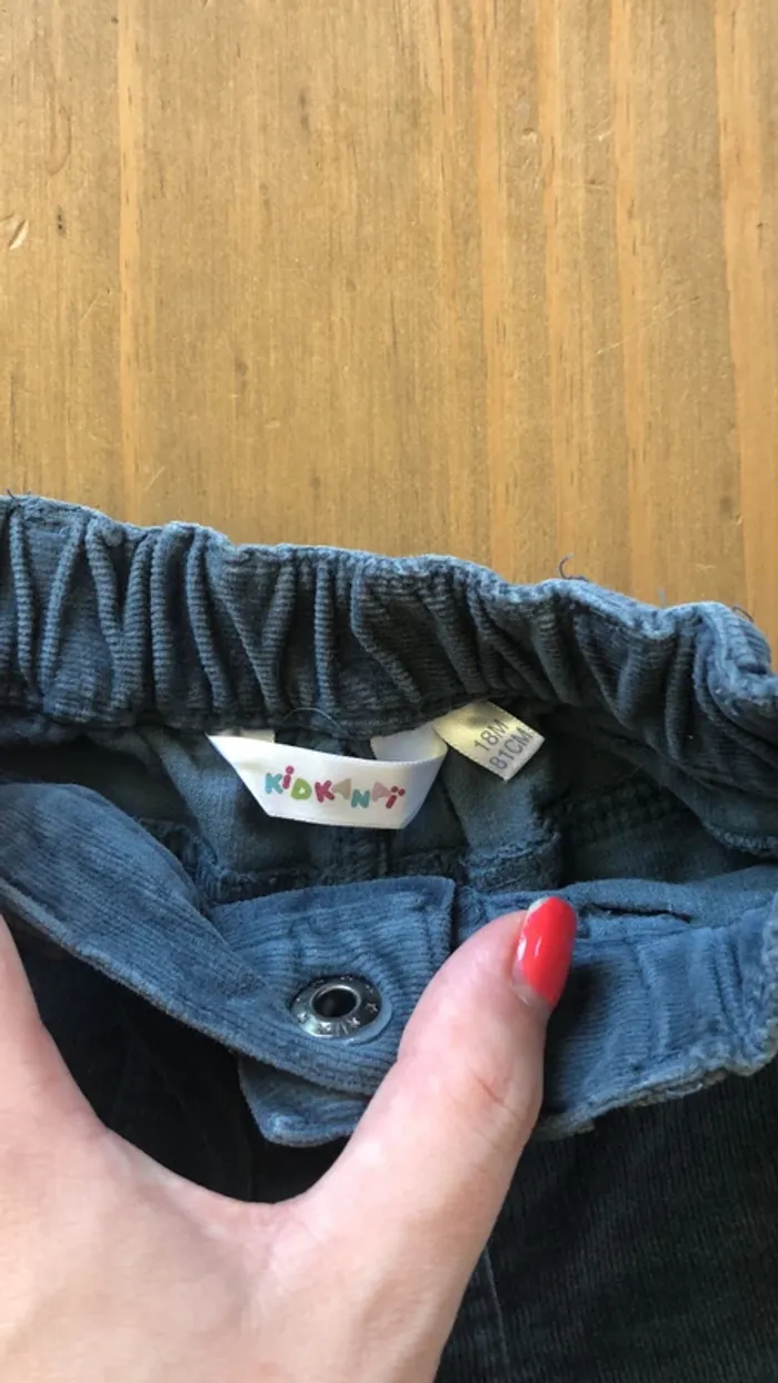 Pantalon velours - 18 mois - photo numéro 3