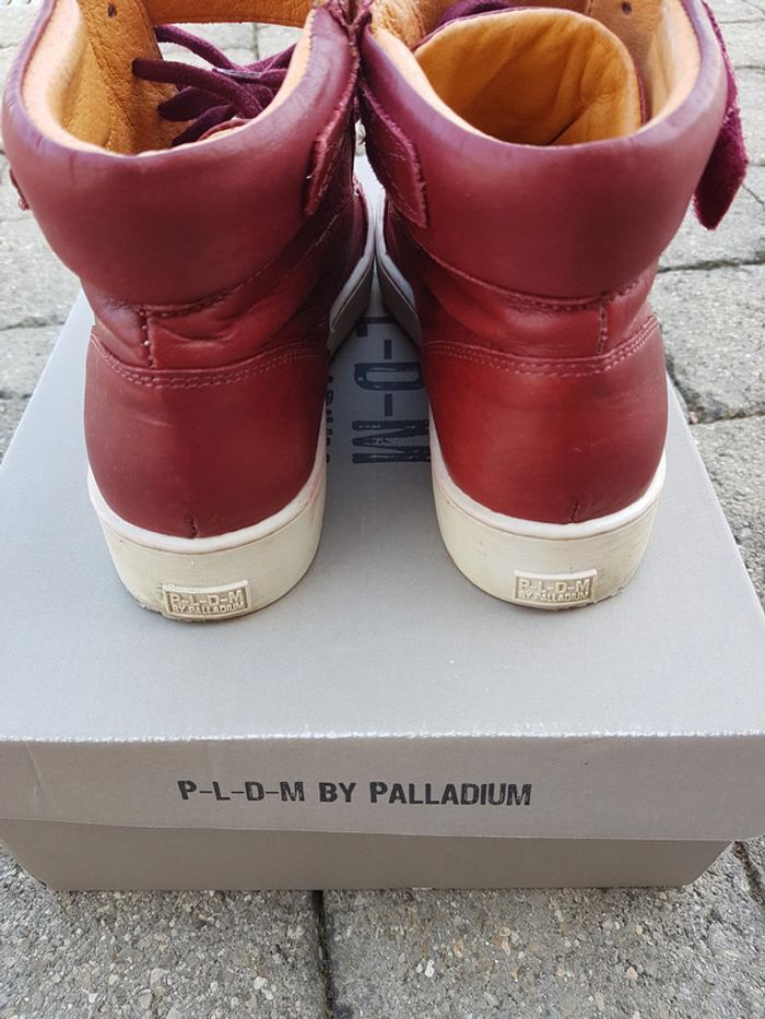 Baskets montantes rouges Palladium T38 - photo numéro 4