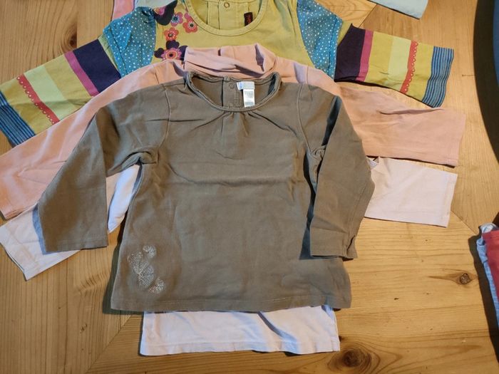 Lot 6 t shorts manches longue 18 mois - photo numéro 2
