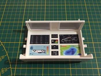 Panneau arrière 30054532 pièce détachée Playmobil 9225 Porsche 911 GT3 Cup #A60