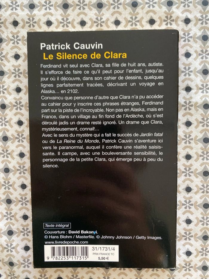 Le silence de Clara Patrick Cauvin - photo numéro 2