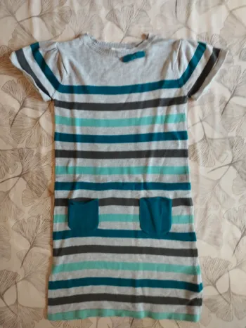 Robe Verbaudet turquoise 8 and