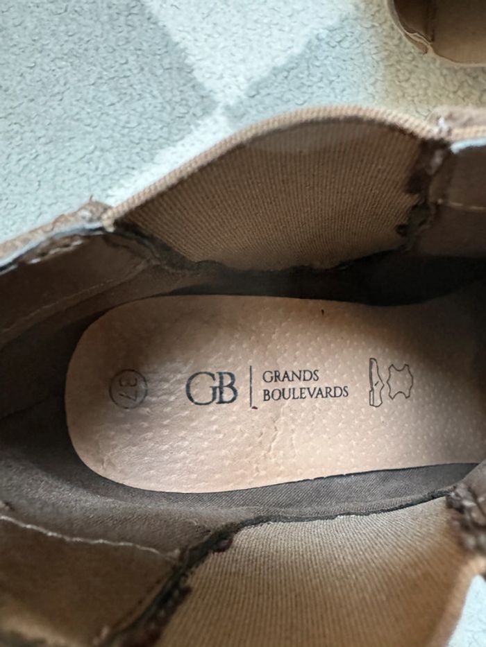 Bottines à talons Grands Boulevards Taille 37 - photo numéro 5