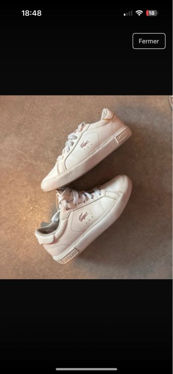 Basket Lacoste fille