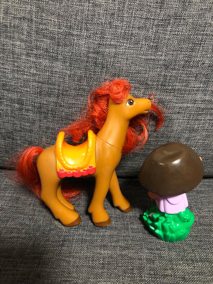 Figurine dora et son cheval - photo numéro 2
