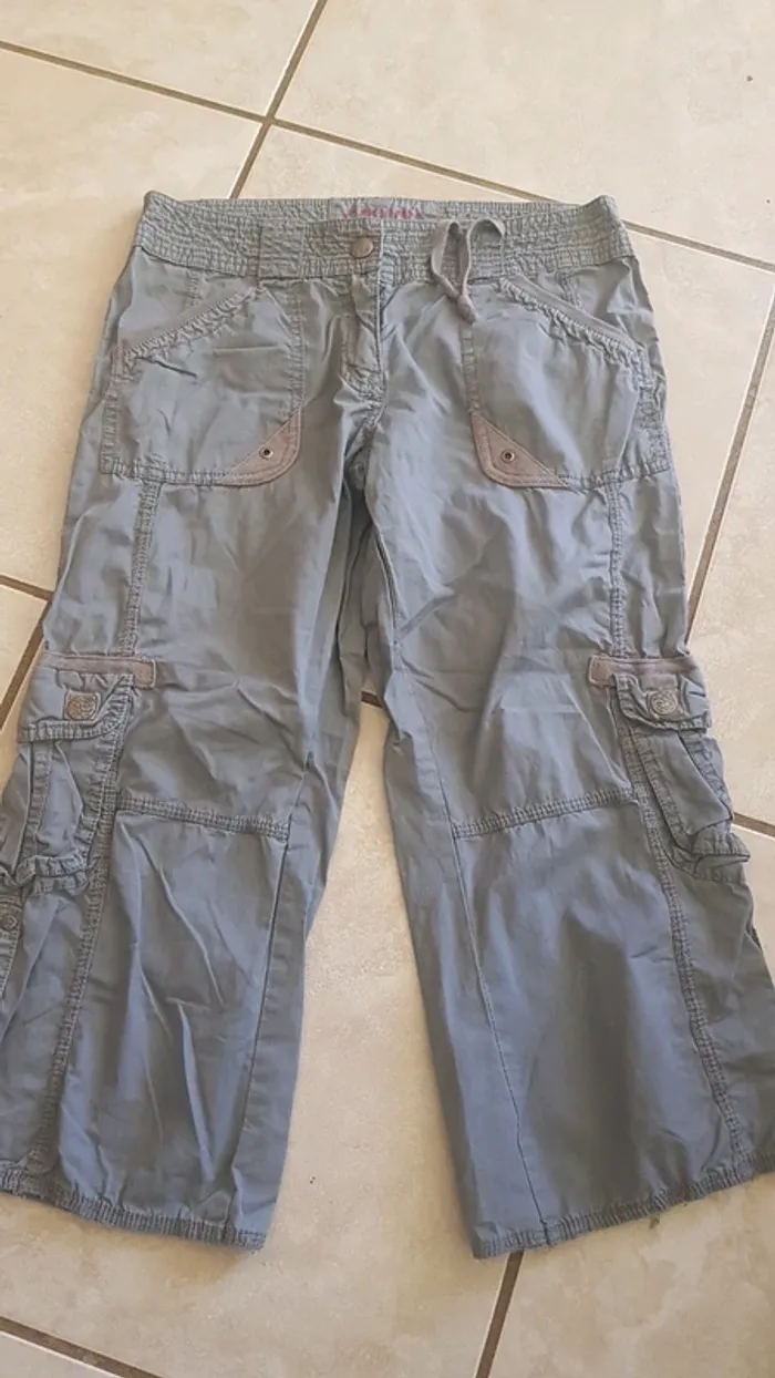 Pantacourt Mim 36 kaki