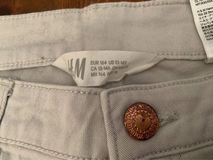 Short H&M 13/14 ans beige - photo numéro 3