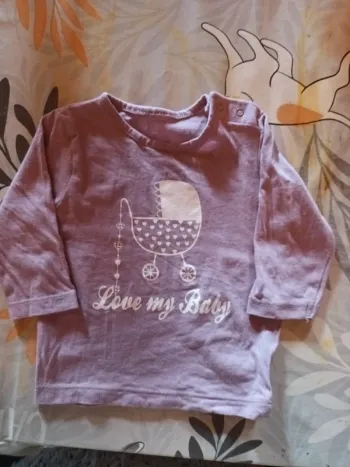 Tee-shirt fille 3 mois