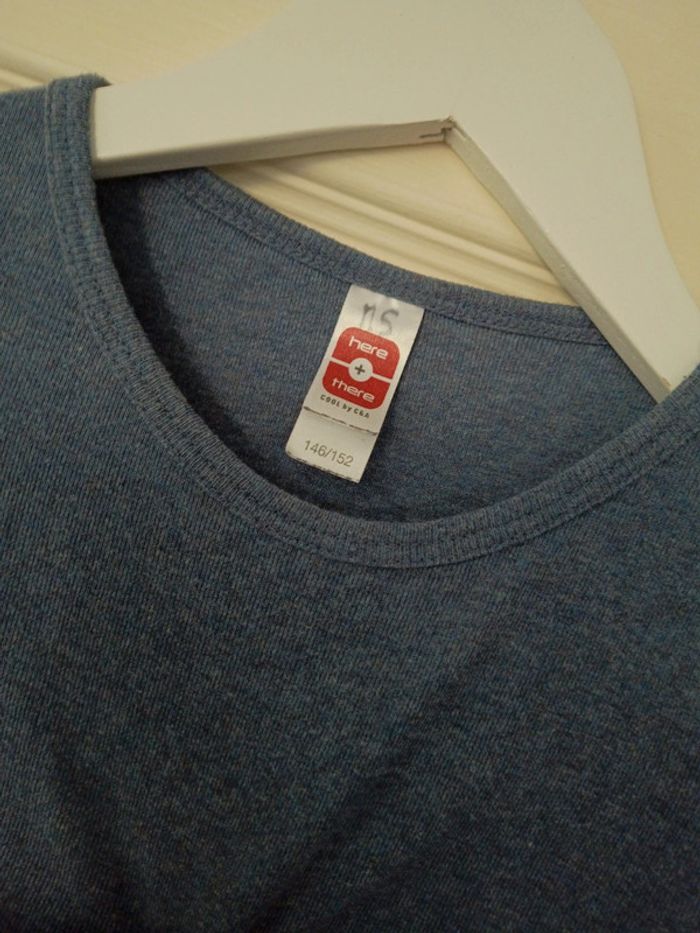 T-shirt basique taille 146 152 de marque here there - photo numéro 2