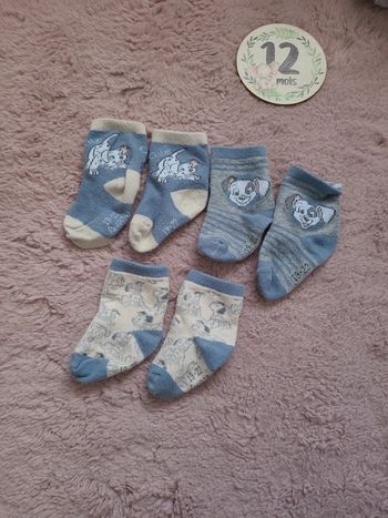 3 paires de chaussettes