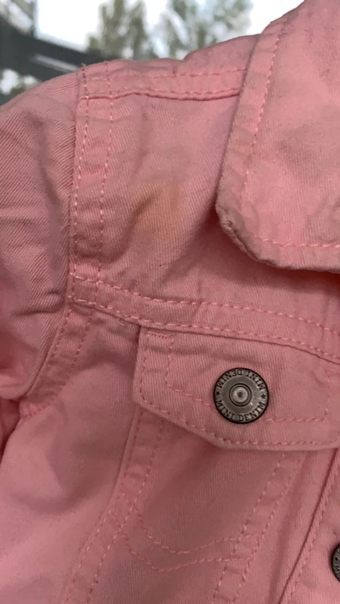 Petite veste en jean (taille 18 mois) - photo numéro 4