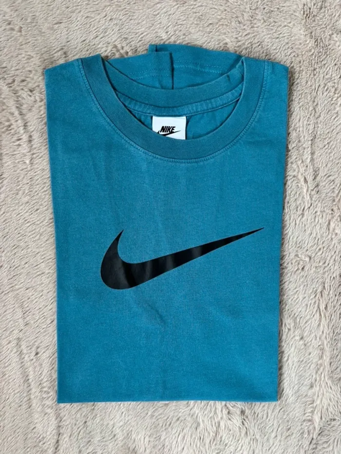 tee shirt nike bleu vert