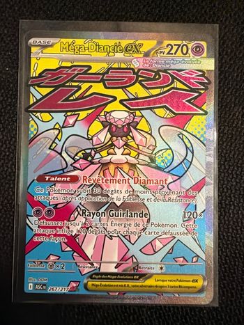 Pokémon Méga-Diancie ex 267/217 FR Héros Transcendants