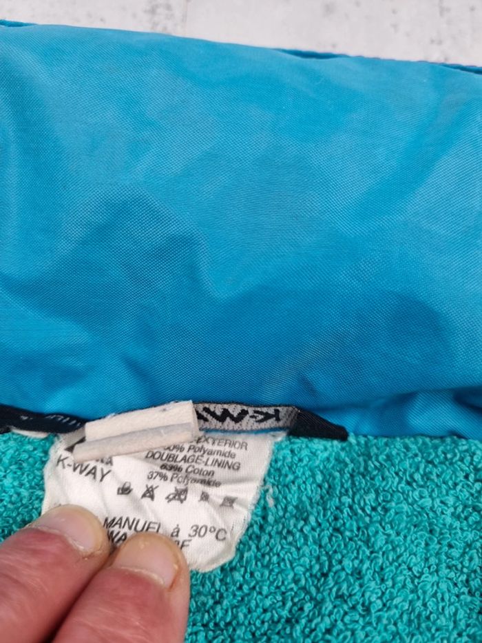 K-Way violet bleu Taille M - photo numéro 7