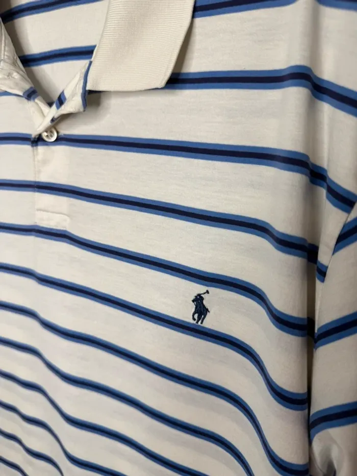 💙 Polo Ralph Lauren / rayer bleue-noir / T-M/L💙 - photo numéro 3