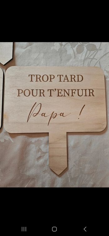 Pancarte mariage