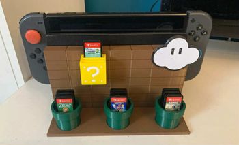 Support / dock décoratif inspiré de l’univers Mario