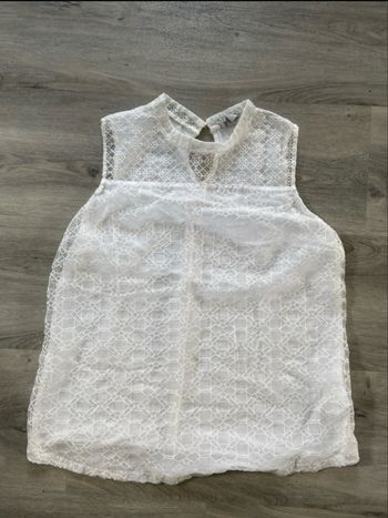 Tunique blanche / Tee shirt sans manche blanc 
