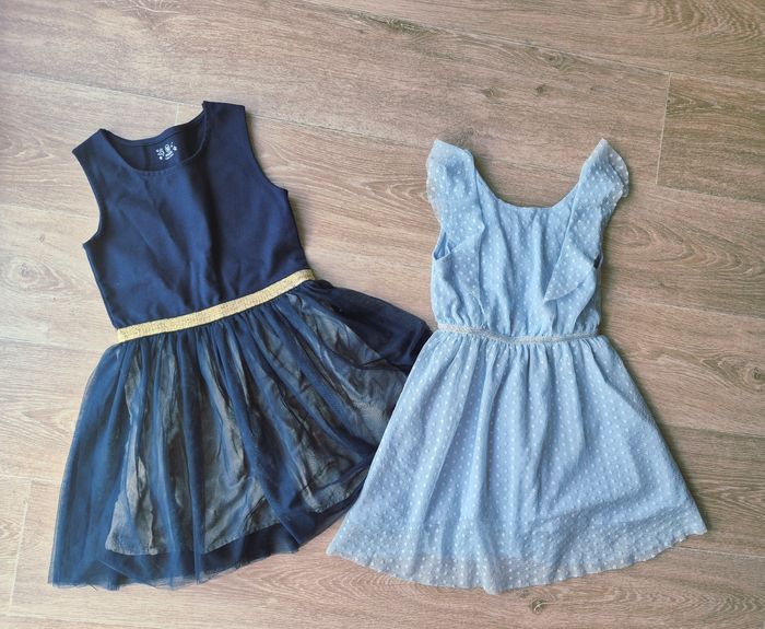 Lot 2 robes bleu