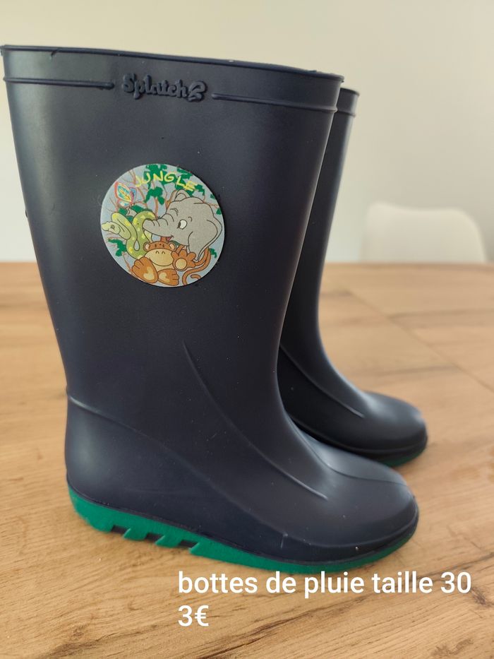 Bottes de pluie taille 30