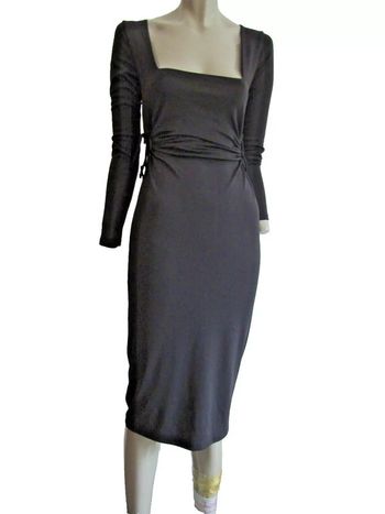 robe fourreau coupe mi longue tissu extensible marque zara taille indiquée S = 36/38