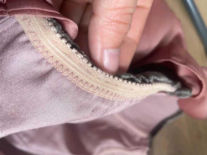 Robe bustier en velours de soie sur mesure - photo numéro 12