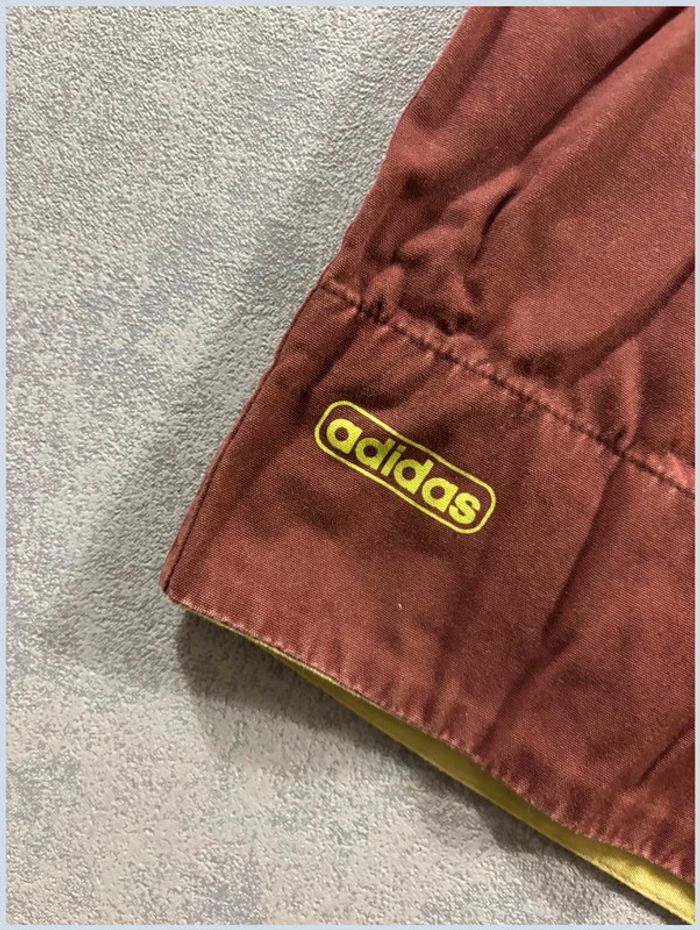Pantacourt Adidas Vintage Bordeaux et vert Taille 42 - photo numéro 5
