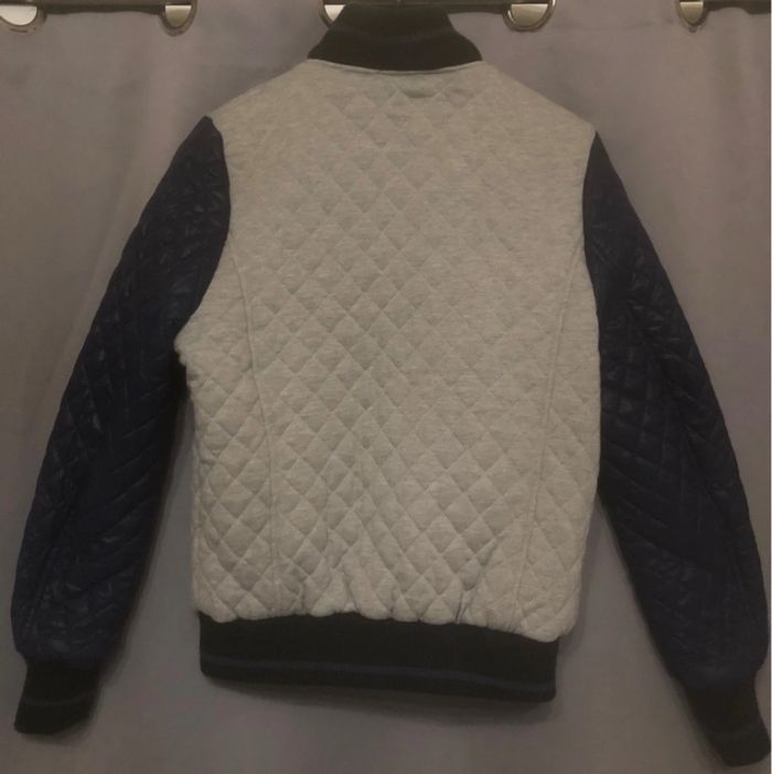 Veste matelassée »Gertrude »bleu marine et grise - photo numéro 3