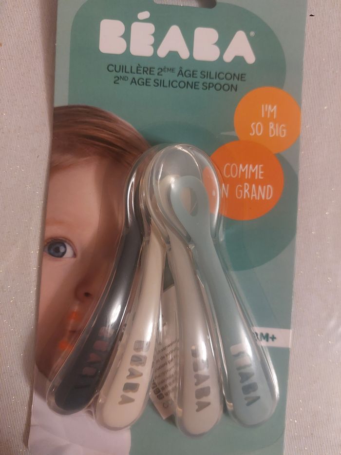 4 cuillères Béaba 8mois + neufs