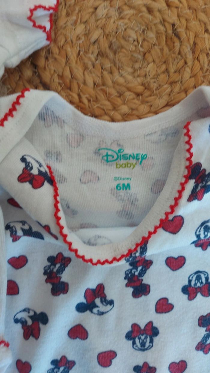 Lot bodys manches courtes fille Minnie Disney - photo numéro 8